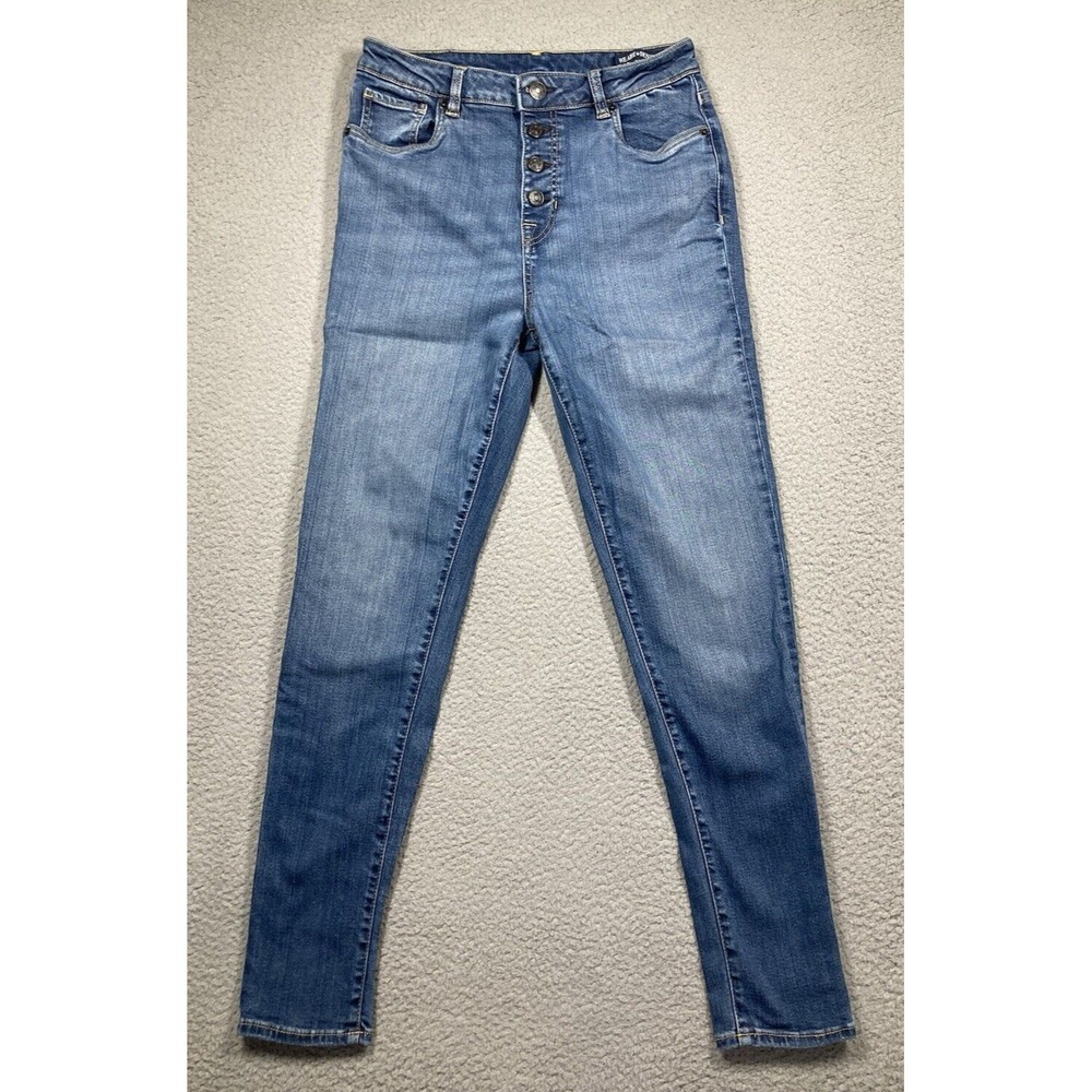 Buffalo David Bitton Jeans Womens 30 Blue High Rise Skinny Skylar Med Wash Denim